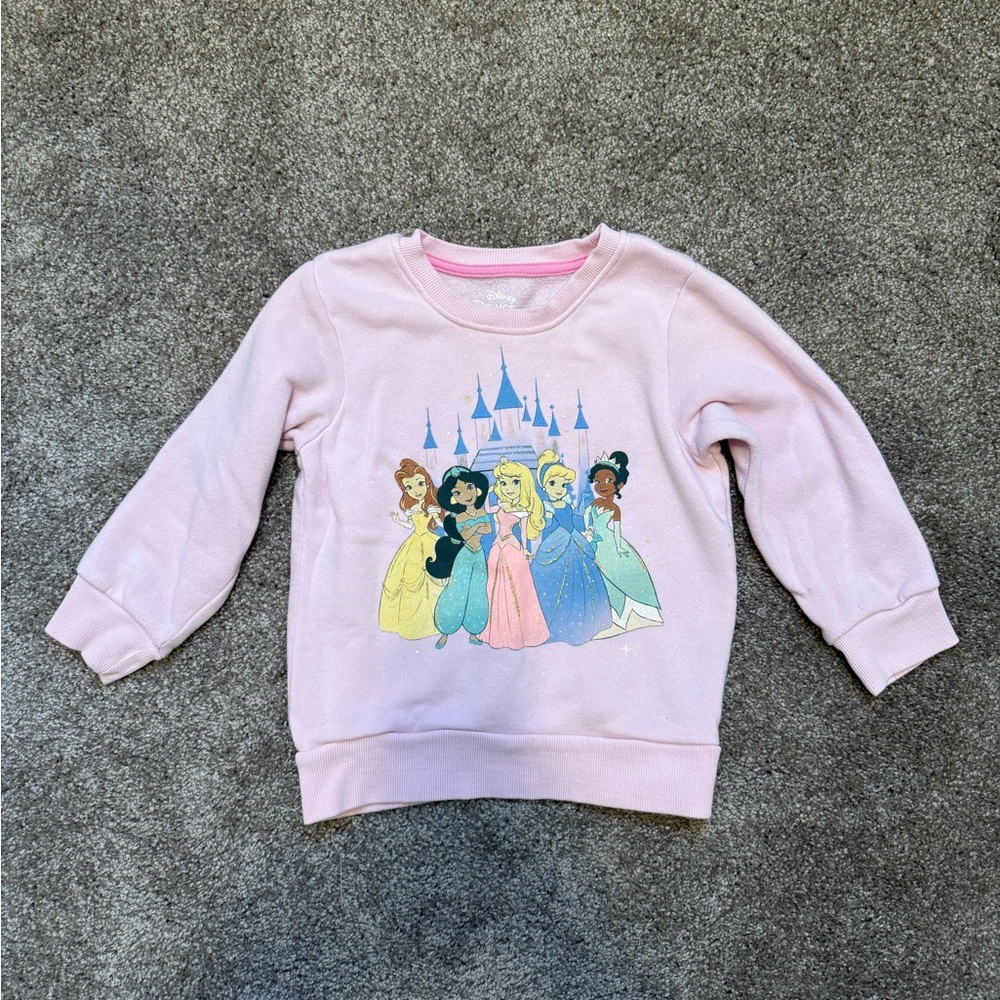 🌼5/$10🌼Disney Princess Pink Sweatshirt 3t